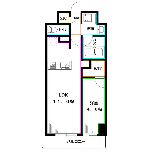 パレステージ杉並松庵 間取り