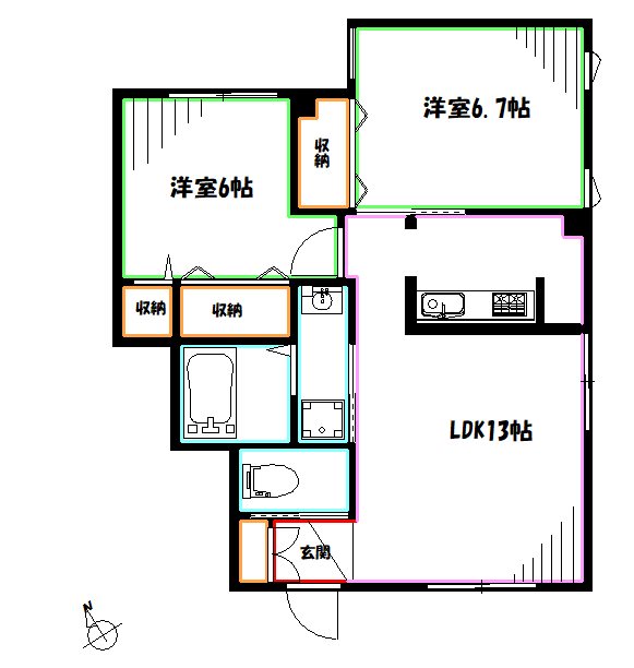 ユーフォリア武蔵野 間取り