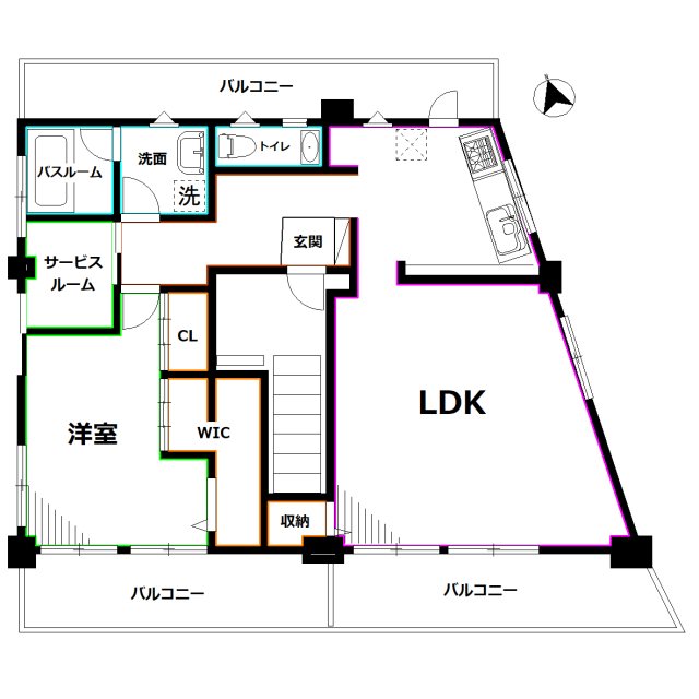 古谷マンション 間取り
