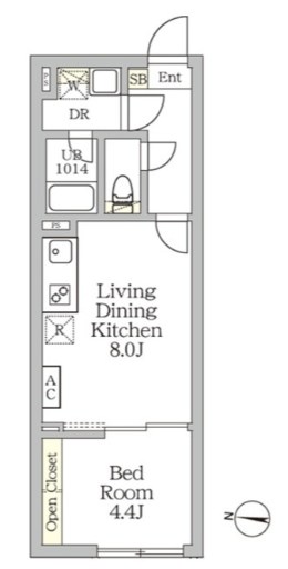 Ａｇｌａｉａ　新宿西落合  間取り