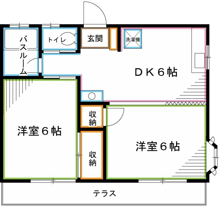 リェゾン井草 間取り