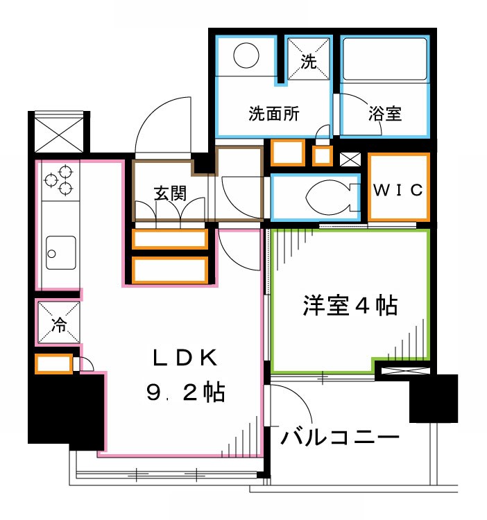 ローレルアイ東中野 間取り