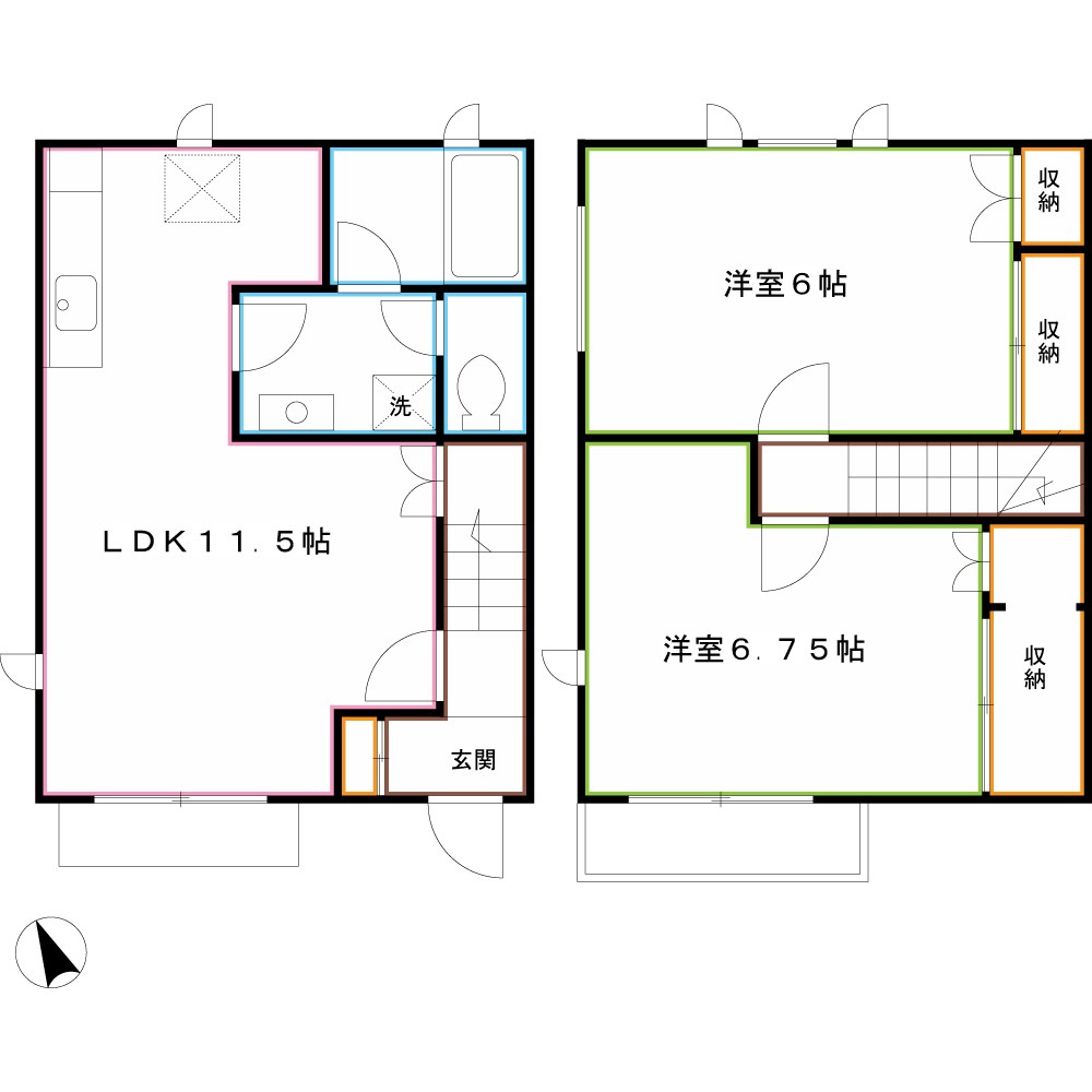フローラ小金井  間取り