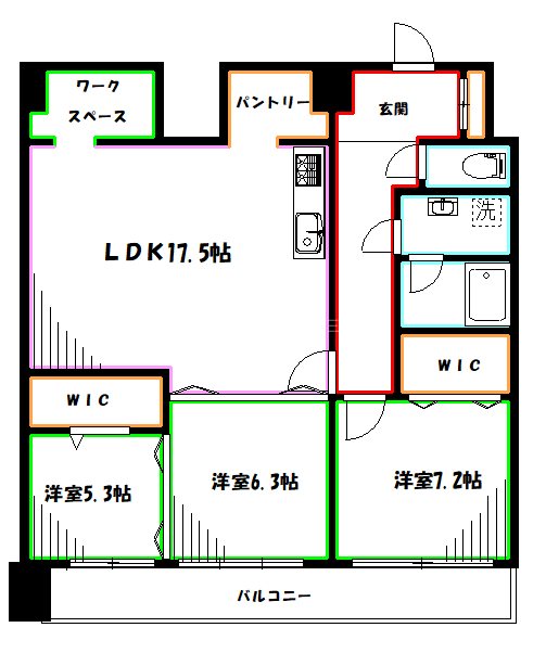 小金井本町ビル 間取り
