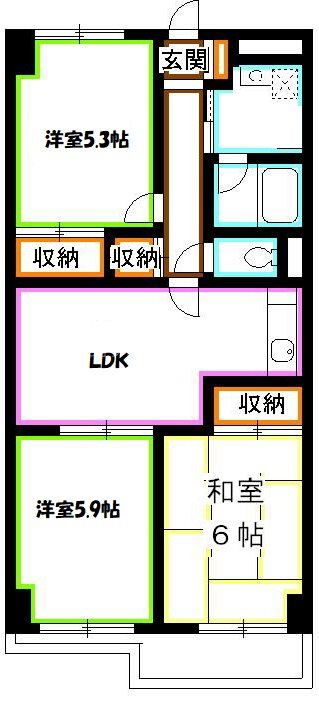 チサンマンション 間取り