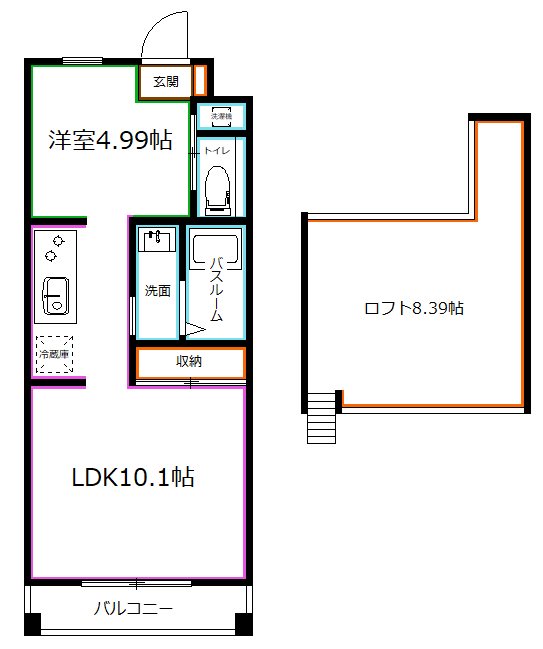 サンガーデン光 間取り
