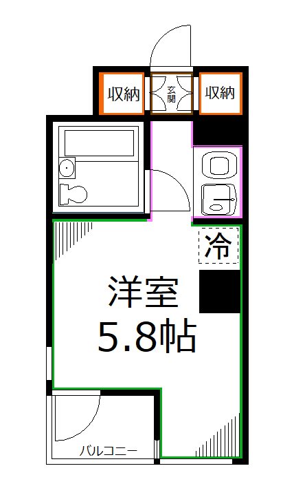 国分寺シティハイツ 間取り