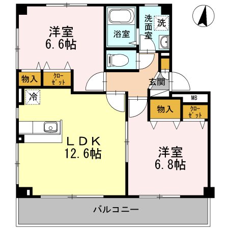 ドエルモトハシクレール 間取り