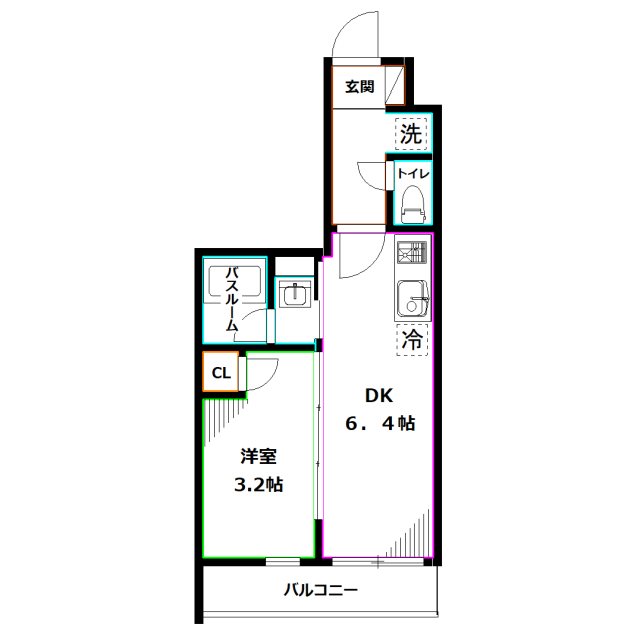 ベルグレードSI  間取り