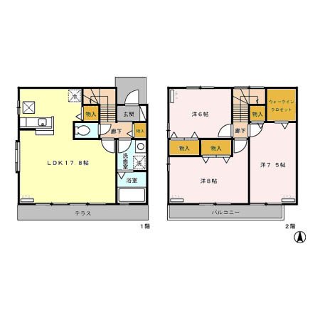 ローズベリーA 間取り