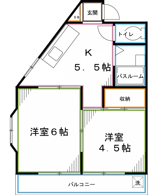 アルプスコーポ 間取り