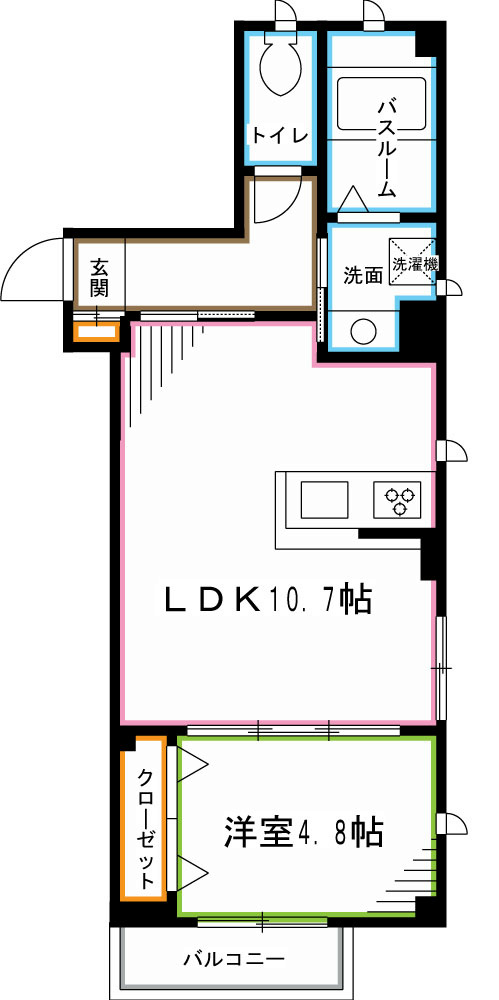 ラシーネ荻窪 間取り
