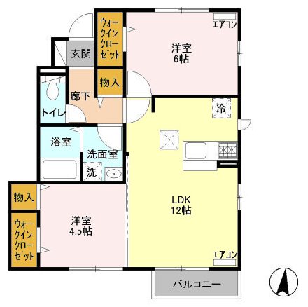 パルテール三鷹 間取り