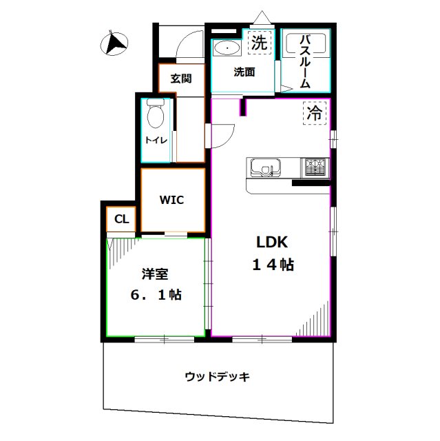 Tiara B棟 間取り