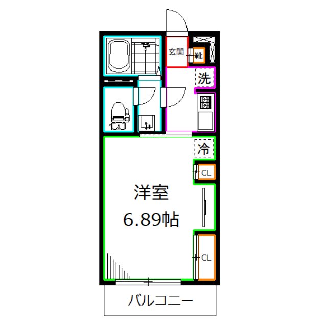 リブリ・カワセミ 間取り