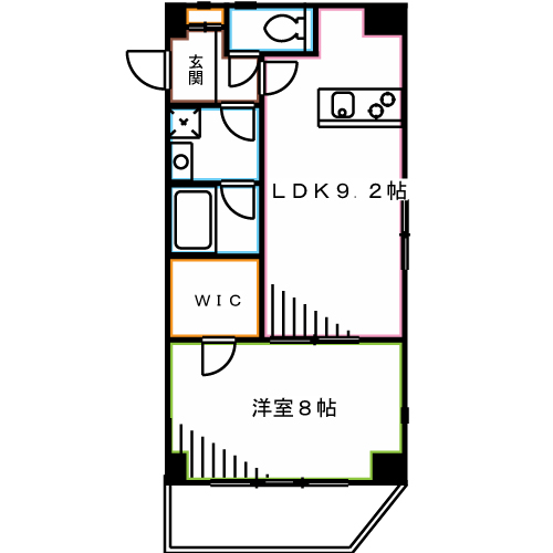 ボナール・A 間取り