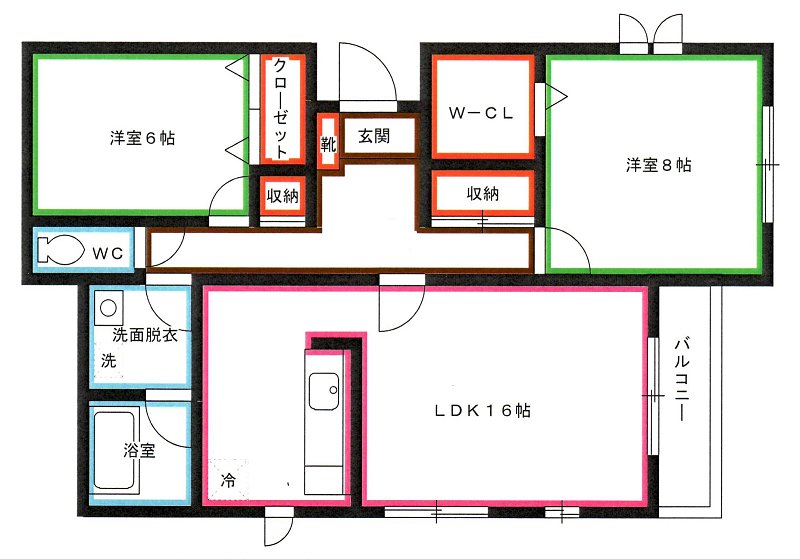 フレア三鷹 間取り