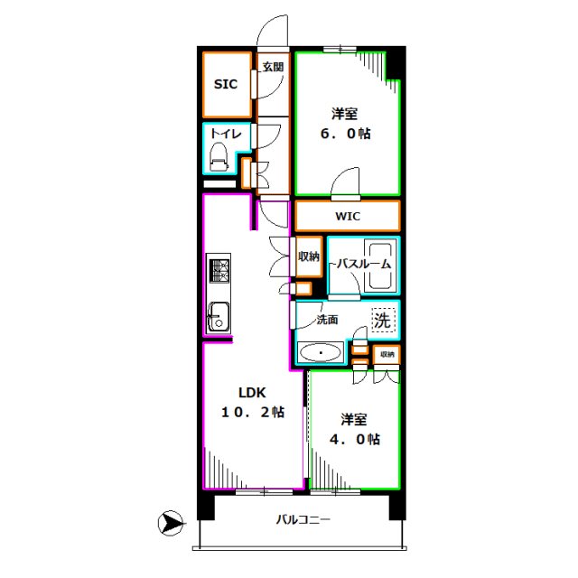 トラープランド蒼麗館 間取り
