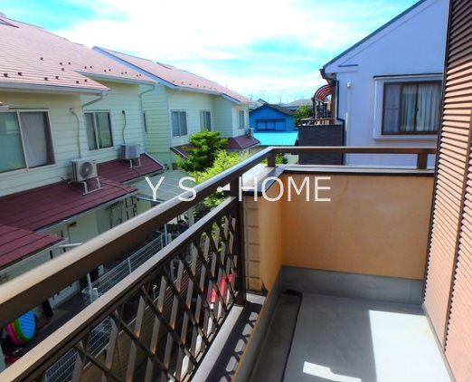 大井貸家 ベランダ