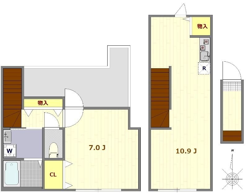 ミモザ哲学堂 間取り