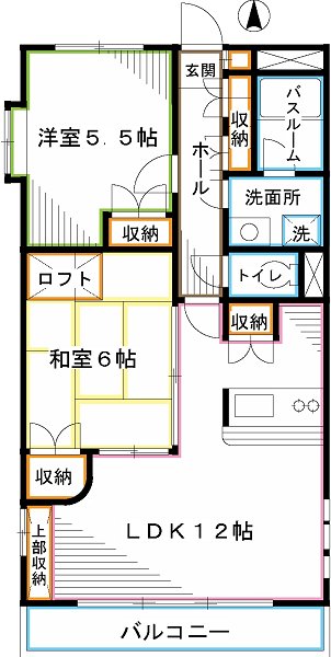 第３ゼルコバマンション  間取り