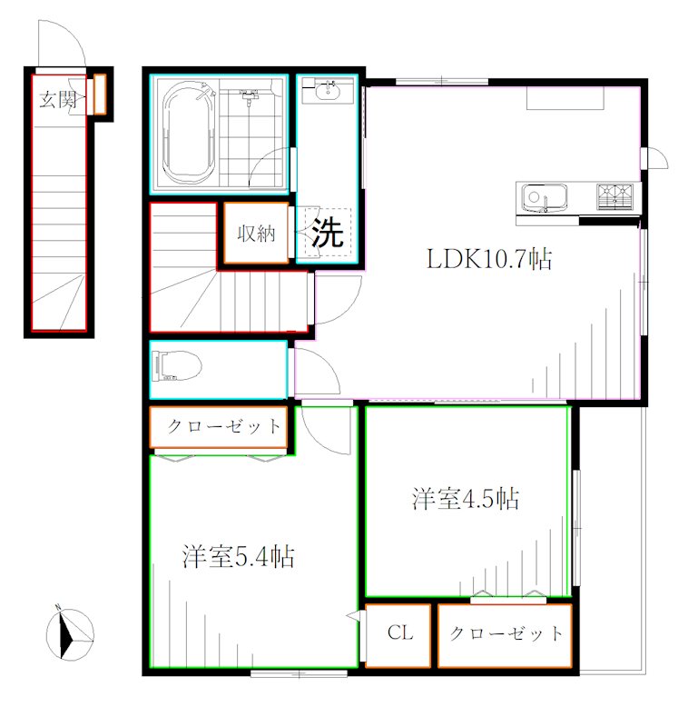 シティパル富士本 間取り