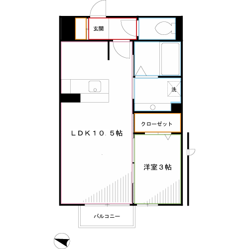 ゼルコヴァ北野 間取り