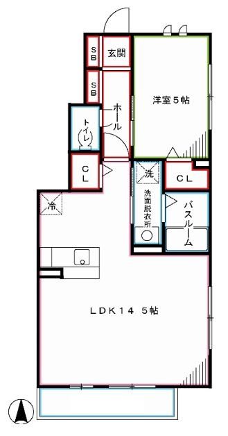 ガーデンハウスB 間取り