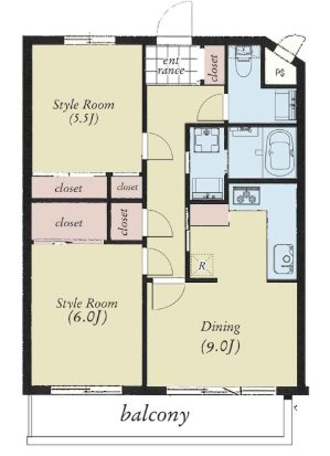 AZ Residence浜田山 間取り