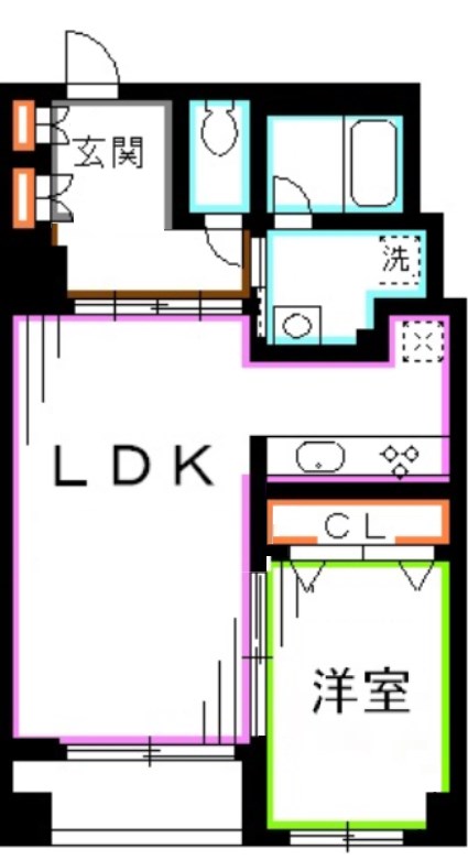 トラッセルズ  間取り