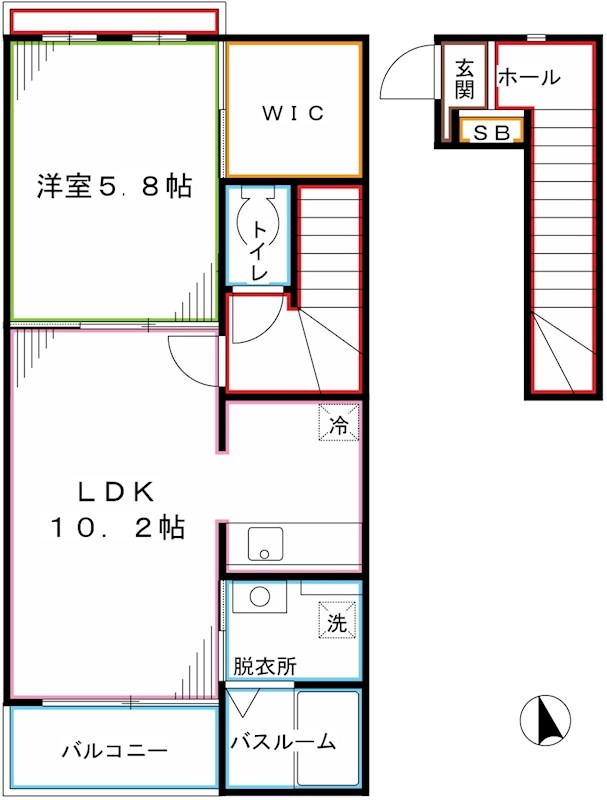 カーサ・プリマベーラ 間取り