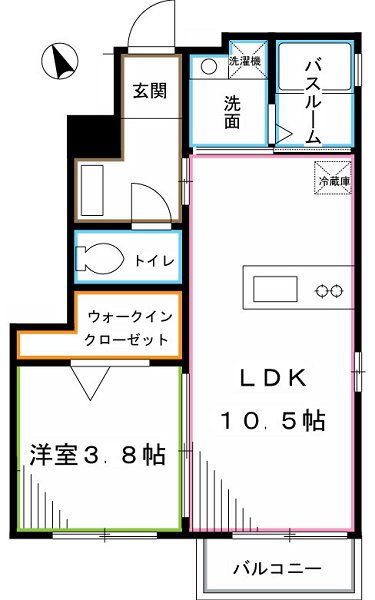 メゾンリブェール  間取り