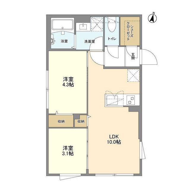 ウェルスクエア方南町Ⅱ  間取り