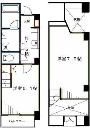 ラ・トルチュ武蔵野 間取り