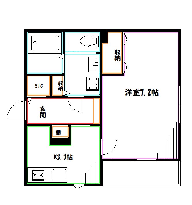 メゾン・ド・レーヴ 間取り