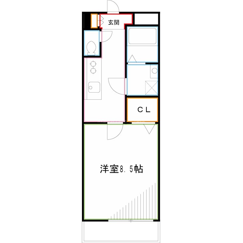 シャトーエクセラン 間取り