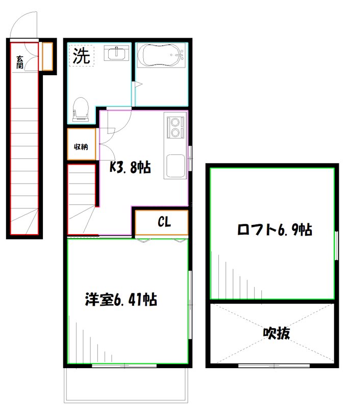 グランツ武蔵野 間取り