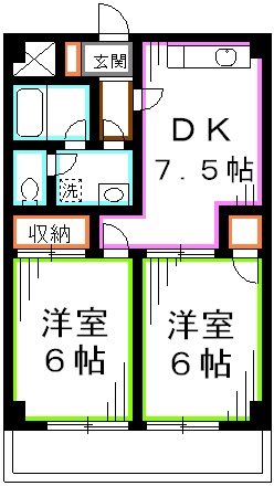 カサ・デ・宮前 間取り
