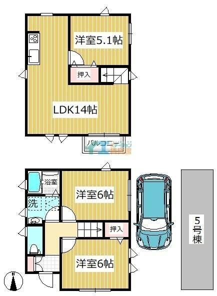 プライムアセット西東京富士町 間取り