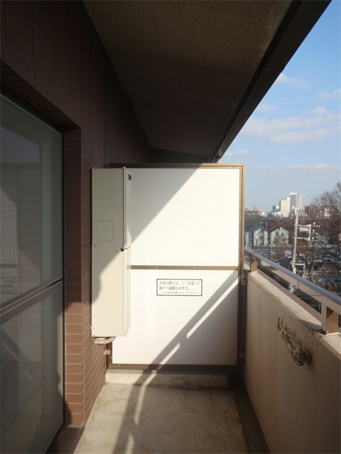 武蔵野パークヒルズ　 ベランダ