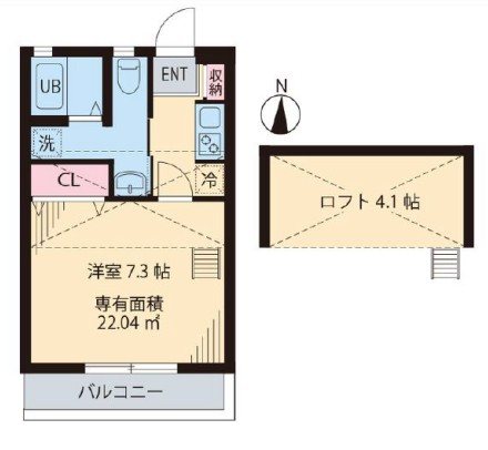 フローレンス一橋　4号館 間取り