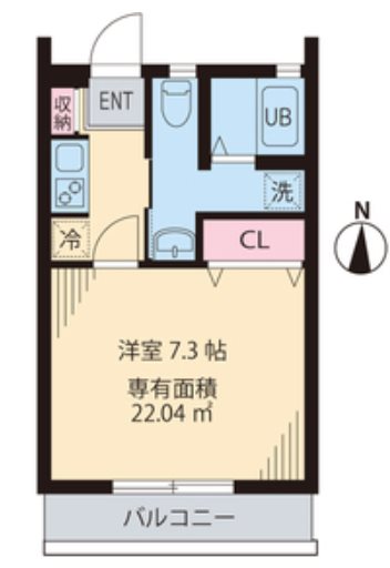 フローレンス一橋　4号館 間取り