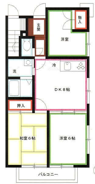 モンテフローラ 間取り