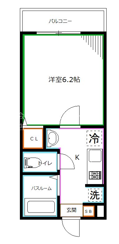 ノルデスタ小金井 間取り図