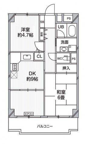 T&rsquo;s　garden一橋学園 間取り