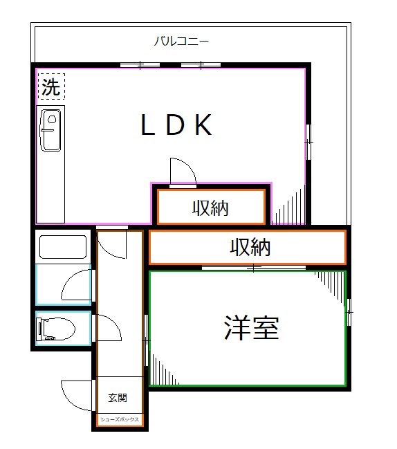 ヴィラ国分寺 間取り