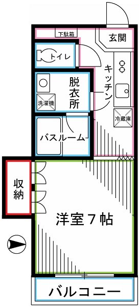 クレセントメゾン 間取り