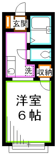 第ⅢAIコーポ  間取り