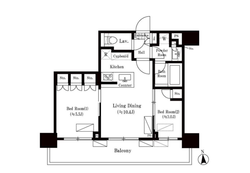 オアーゼ新宿西落合レジデンス 間取り