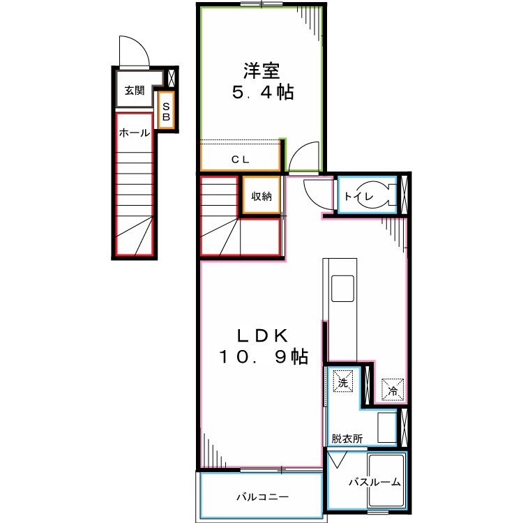 BLESS小平A 間取り